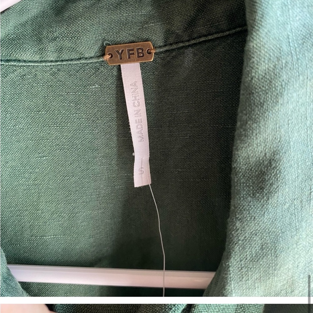 NWOT Young Fabulous & Broke YFB Lakeside Cargo Shorts Utility Romper Size small - Picture 12 of 15